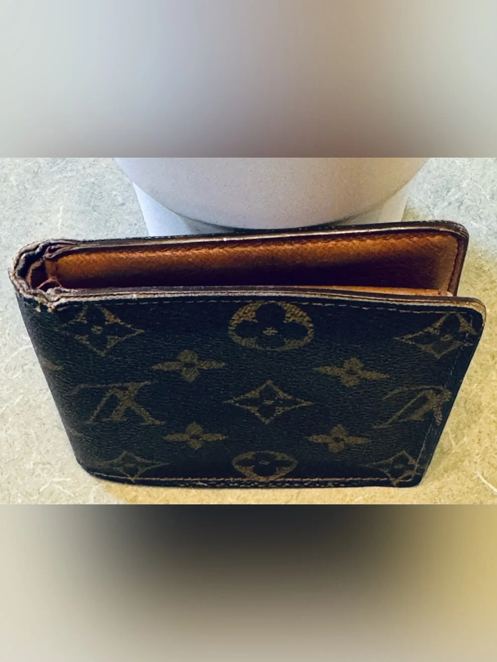 Vintage 1987 Louis Vuitton Monogram Bifold Wallet M61665 France
